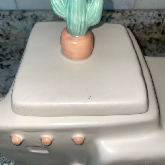 VINTAGE Treasure Craft Cactus Adobe House Southwest Cookie Jar Pueblo Aztec Mesa - Picture 4 of 12